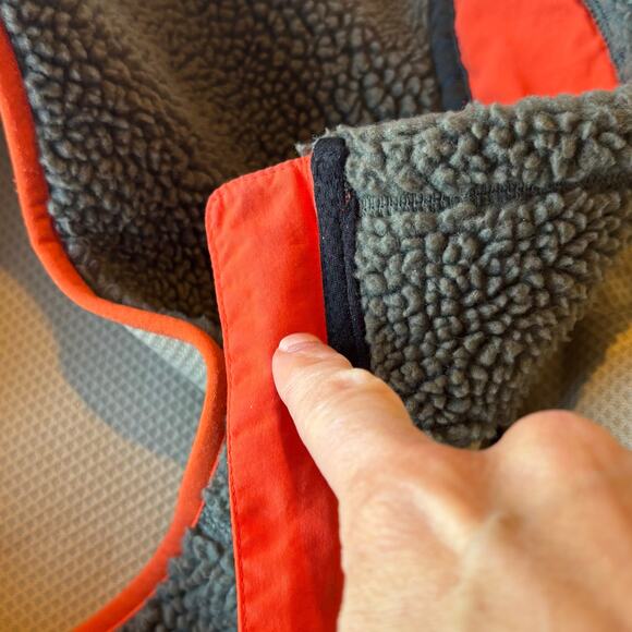 Patagonia Classic Retro X Fleece Vest Deep Pile Windproof Green Mens Large - Picture 9 of 11